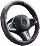 Autolife DW-5056RO Valódi bőr kormányvédő szellőző lyukacsos ROSE betétes mintával (01952) - akcio-shop