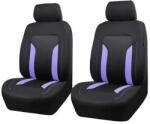 Autolife AD9341-2LILA 2DB-os Univerzális üléshuzat 1+1 - Légzsákos - Tároló zsebbel lila-fekete (01143) - akcio-shop