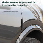 Bottari Ajtóvédő ajtóélvédő szilikon 4db-os fekete (AS18009)