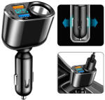 Autolife 13184 Prémium QC3USB autós töltő 3 USB porttal + szivargyújtó (13184) - akcio-shop