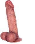 Guilty Toys Dildo Realist No. 102 cu Ventuza, PVC Premium, Dublu Strat, Natural, 21.4 cm, Guilty Toys Dildo