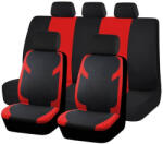 Autolife AD9549RD 9 részes 2 HELYEN osztható univerzális üléshuzat szett - Légzsákos - piros-fekete (01426) - akcio-shop
