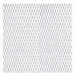 Automax Hűtőrács Tuning 100 × 25 cm (Ezüst) (Kis lyukú) (AM9751)