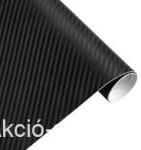 Car-S-Maxeed Carbon dekor fólia, fekete 75x200 cm, öntapadós (AS0059)