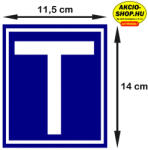 Akció-Shop. hu T betű Mágneses tanuló vezető matrica ( kicsi ) 14 x 11, 5cm (AS101230)