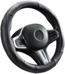 Autolife DW-5055P Valódi bőr kormányvédő szellőző lyukacsos Pink varrásos mintával (01990)