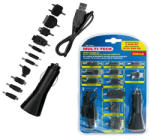 LAMPA SZIVARGYÚJTÓ DUGÓ USB CSATLAKOZÓKKAL UNIVERZÁLIS Multi TÖLTŐFEJEKKEL 12db (9631)