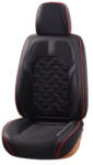 Car-S Üléshuzat Bőr-szövet PRÉMIUM univerzális üléshuzat FEKETE 15-1 (75931)
