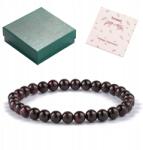  Női karkötő természetes kőből 6mm Univerzális 18cm Sötétkék (TEL00046)