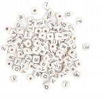 DpCraft Fa Gyöngyök Betűk 100db GRKO-109 Craft (GRKO-109)