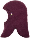 JOHA Cagulă dublată lână merinos fleece Joha - Plum