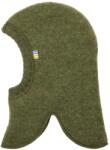 JOHA Cagulă dublată lână merinos fleece Joha - Dark Olive