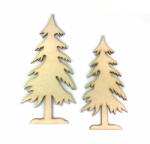  Natúr fa - Cédrus fenyő 2db/cs natúr - papelito