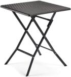 Mira-N Horecano - квадратна сгъваема маса, Polyrattan, кафява, 62x62xh73 см (RAK-62) (0195376)