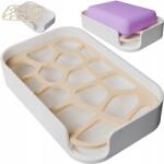 P4U Szabadonálló Szappantartó Pultra, Csepegtetővel, Fehér (BAT000011-W)