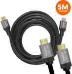 LTC HDMI-HDMI kábel (v2.1 | 8K | 5 m) - fekete