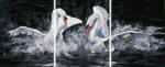 iPicasso Set 3 picturi pe numere, cu sasiu, Dansul iubirii, 50x120 cm (PC34050027)
