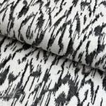  Kötött kelme jacquard Comfy Blurry Ikat grey