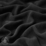  Viszkóz lenvászonnal CRINCLE black