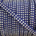  Bársony zsinór kövekkel kobalt