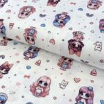  Jersey Dolls white digital print