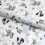  Pamutvászon Safari off white digital print