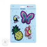  Sticker BIPP Butterfly Pineapple