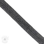  Szegőgumi glitter 20 mm black