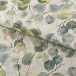  Dekorációs anyag Linenlook Eucalyptus boho leaf digital print
