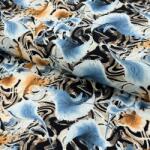  Viszkóz lenvászonnal Paint chaos design A digital print