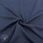  Pulóver anyag BIG KNIT DOT navy