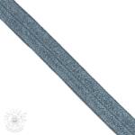  Szegőgumi glitter 20 mm dark blue