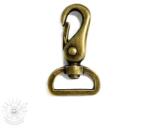  Fém karabiner 25 mm messing