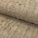  Pamutvászon lenvászonnal Vintage Fringe Stripe naturals