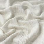  Viszkóz lenvászonnal CRINCLE off white
