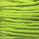  Tekert pamut zsinór 12 mm limezöld