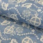  Pamutvászon JEANS Embroidery Buttercup