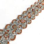  Szalag Sequin orange