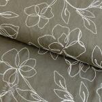  Viszkóz lenvászonnal EMBROIDERY Flower Danielle pickle