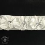  Szatén szalag Crystal cream