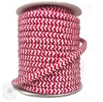  Kötött zsinór ZIG ZAG red