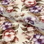  Viszkóz lenvászonnal Casia design C digital print