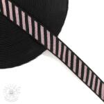Sima gumi 2, 5 cm Diagonal light pink