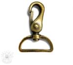  Fém karabiner 40 mm messing