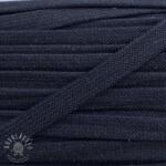  Pamut zsinór lapos 15 mm dark blue