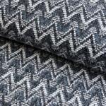  Kötött kelme jacquard Comfilia Zigzag wavy blue