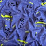  Jersey Skate club cobalt melange