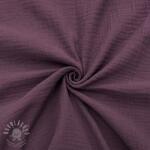 Dupla géz/muszlin aubergine