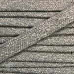  Pamut zsinór lapos 13 mm melír világosszürke