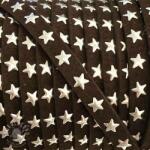  Bársony zsinór csillagokkal choco